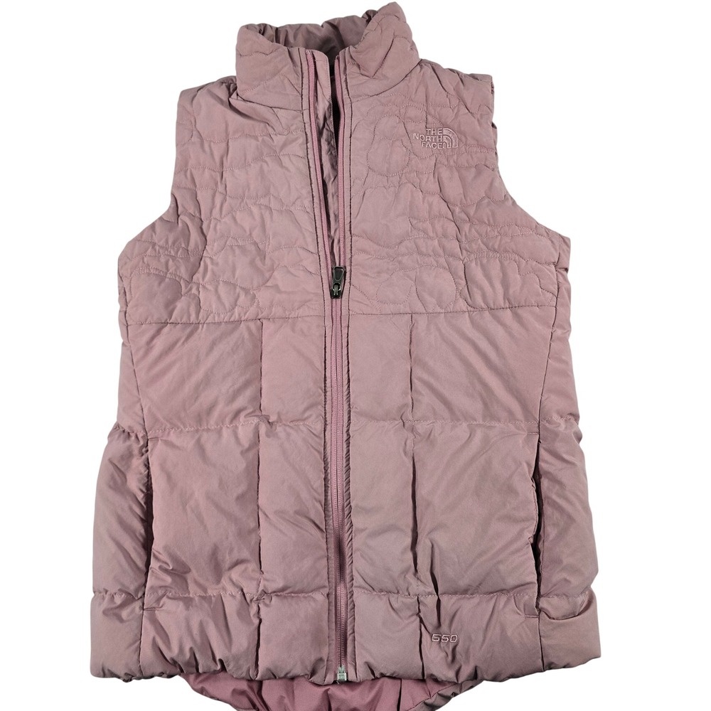 The North Face Womens Aconcagua II 550 Down Puffer Vest Pink NF0A37JM Small